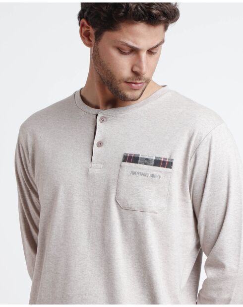 Antonio Miro beiger Pyjama