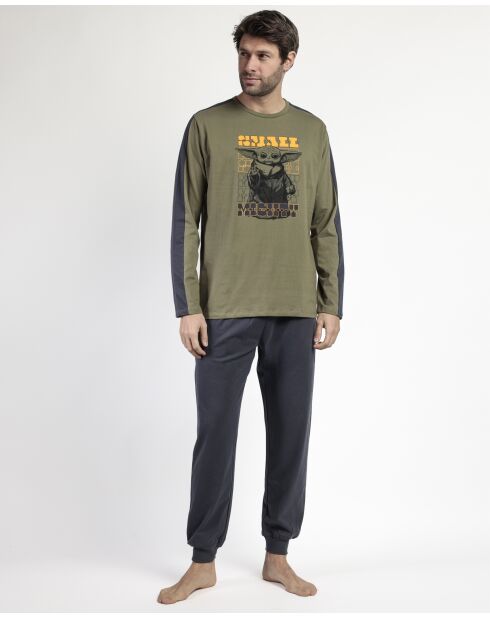 Pyjama Star Wars Mandalorian kaki
