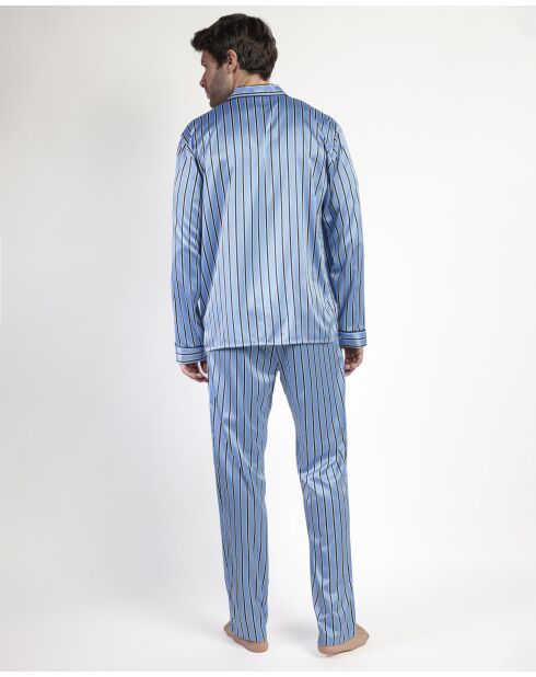 Blauwe satijnen pyjama van ADM Secret