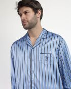 Blauwe satijnen pyjama van ADM Secret