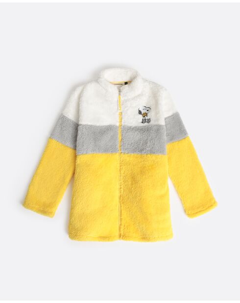 Veste chaude Snoopy jaune