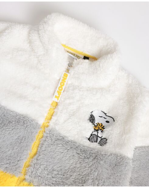 Veste chaude Snoopy jaune