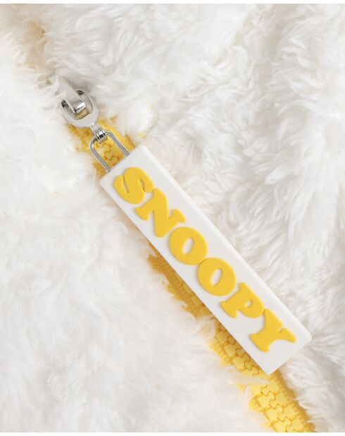 Veste chaude Snoopy jaune