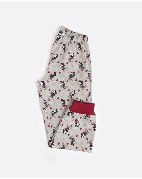 Pyjama Roi Mickey bordeaux