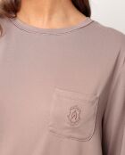 Pyjama en microfibre moka