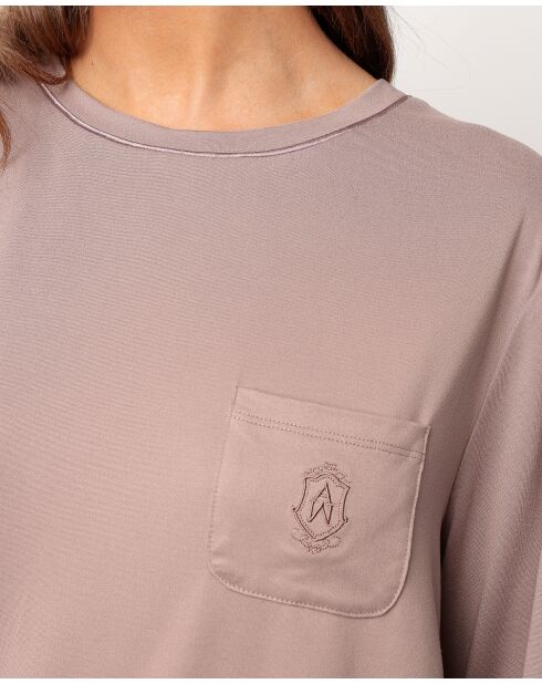 Pyjama en microfibre moka