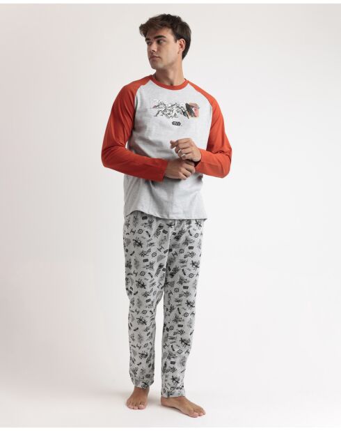 Pyjama Star Wars gris