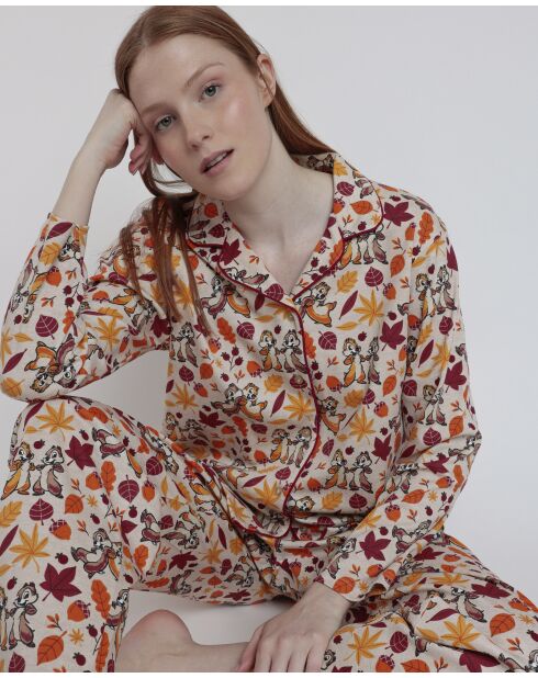 Pyjama Tic et Tac beige