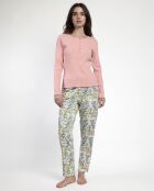 Pyjama Jardin d'Automne rose