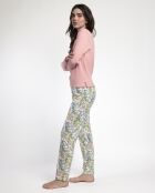 Pyjama Jardin d'Automne rose