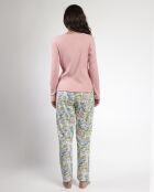 Pyjama Jardin d'Automne rose