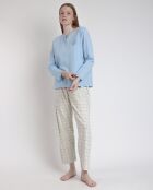 Pyjama Joyful Department  bleu