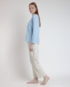 Pyjama Joyful Department  bleu