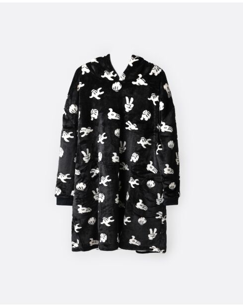 Peignoir à capuche Mickey Hugs marengo