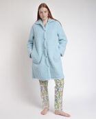 Veste chaude Autumn Garden bleue