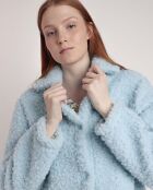 Veste chaude Autumn Garden bleue