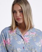 Pyjama Fleurs bleu