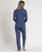 Pyjama Let's Get Lost bleu