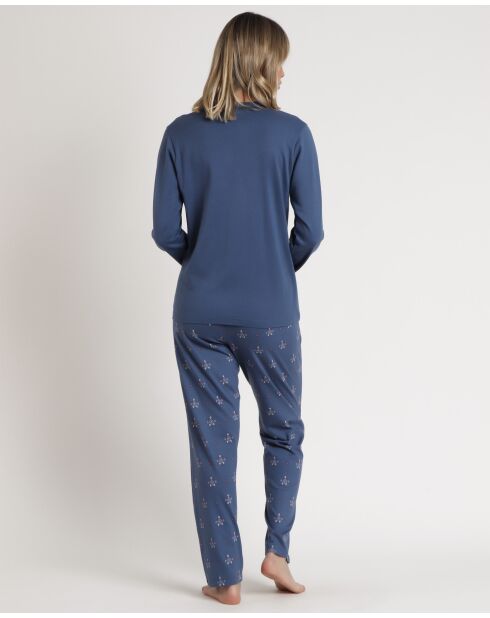 Pyjama Let's Get Lost bleu