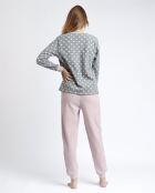 Pyjama Sweet Dots gris