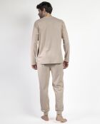 Pijama acanalado ultrasuaves Home Camel