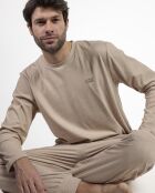 Pijama acanalado ultrasuaves Home Camel