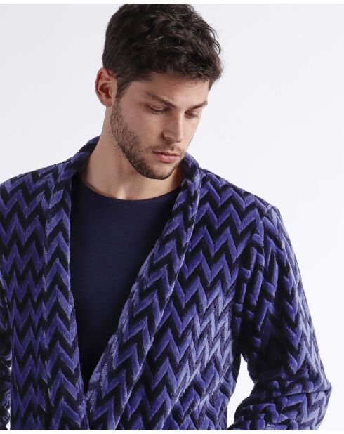 Accappatoio blu Navy Arrows