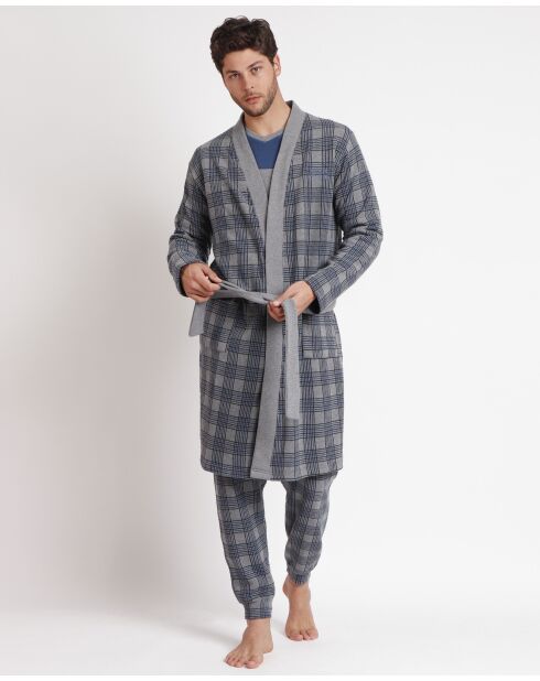 Magnifico accappatoio caldo modello Saxony grigio