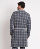 Magnifico accappatoio caldo modello Saxony grigio