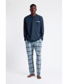 Pijama clásico azul marino