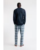 Pijama clásico azul marino