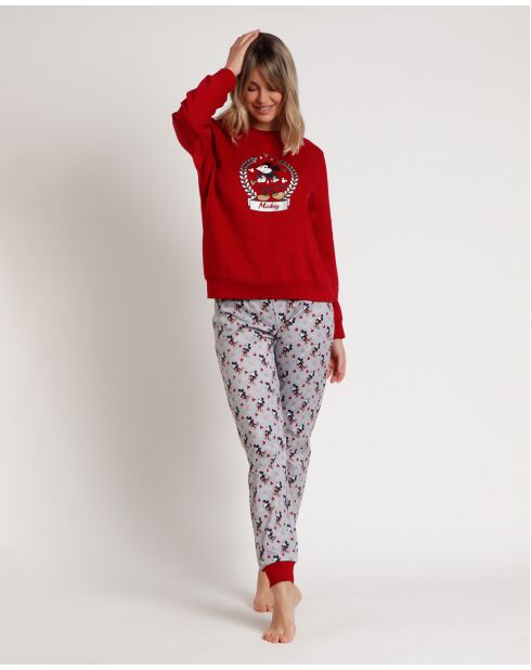 Pijama Burgundy King Mickey