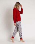 Pijama Burgundy King Mickey