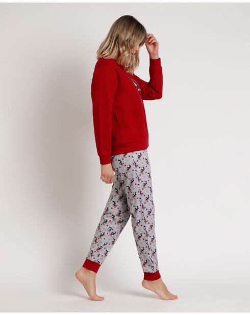 Pijama Burgundy King Mickey