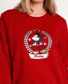 Pijama Burgundy King Mickey