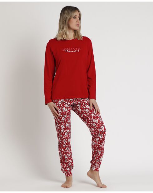 Pyjama Romantique rouge