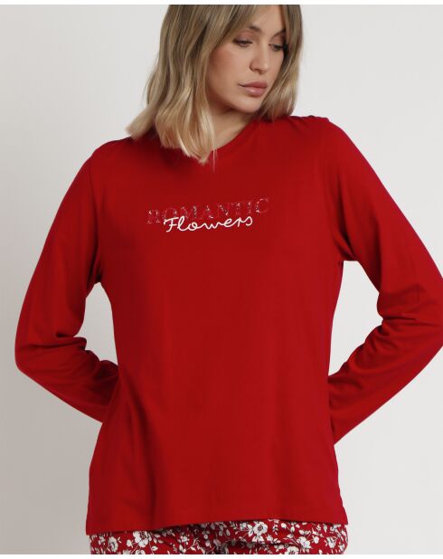 Pyjama Romantique rouge