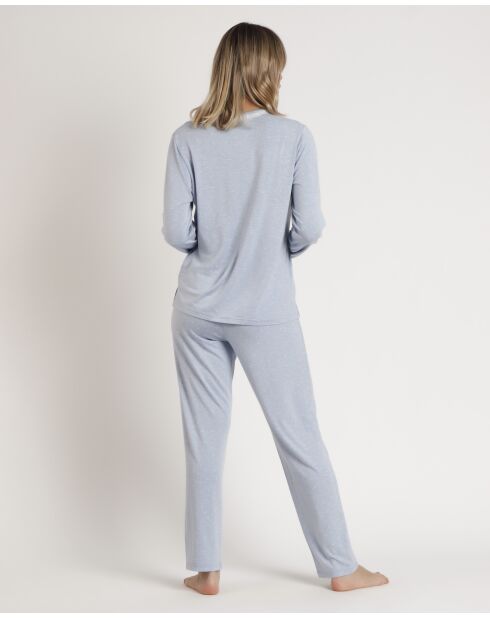 Pyjama Cœurs  bleu