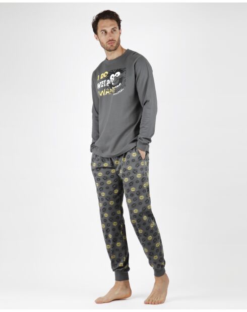 Animal Wants grauer Pyjama