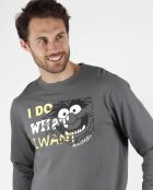 Pyjama Animal Wants gris