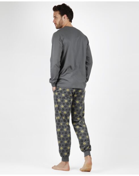 Animal Wants grauer Pyjama