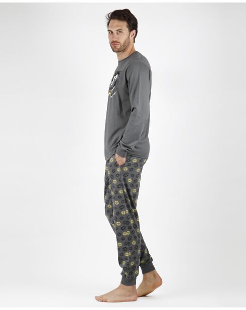 Animal Wants grauer Pyjama