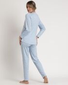 Pyjama enceinte Nuages bleu