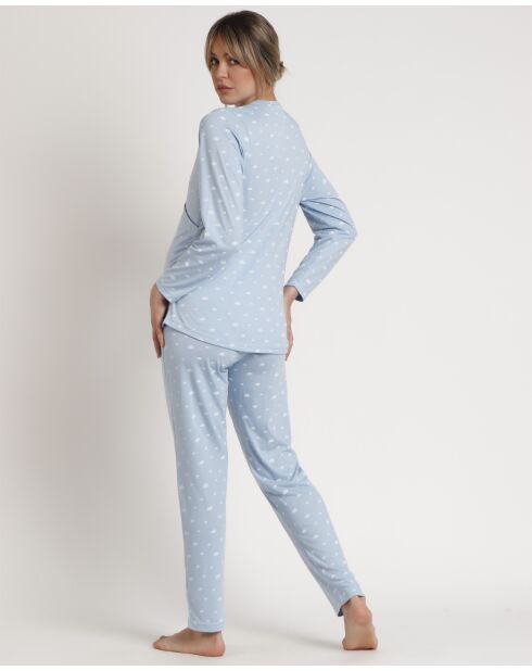 Pyjama enceinte Nuages bleu