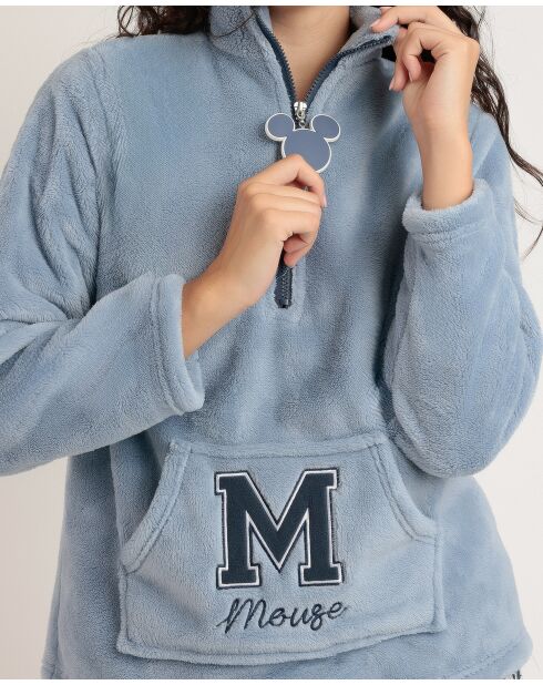 Sweat chaud Mickey bleu