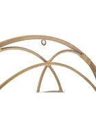 Miroir mural valencia marron - Ø 60x3 cm