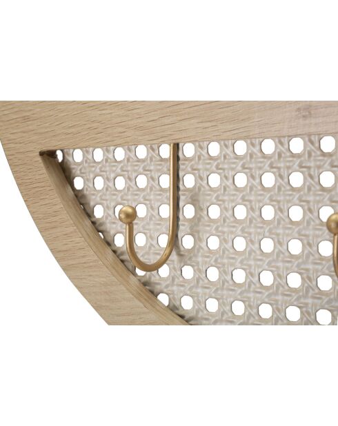 Miroir mural fuji Beige - Ø 50x5 cm