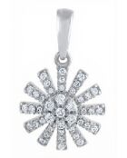 Ciondolo Sunlight D0.15/43 in oro bianco