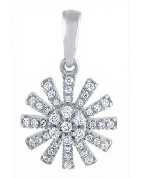 Ciondolo Sunlight D0.15/43 in oro bianco