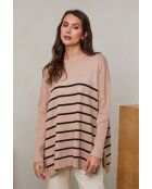Pullover Vana Camel in misto lana